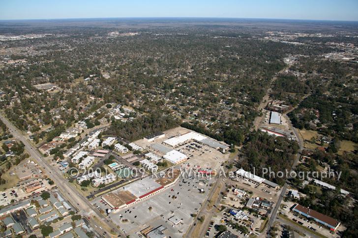 Aerial Image of The Colonnade Shopping Center, Beaumont, Texas - Beaumont Aerial Photographer Image Beaumont Port Arthur Orange TX