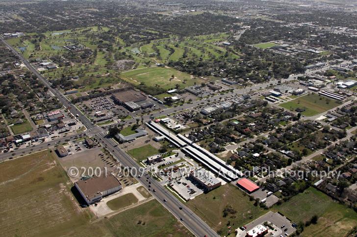 Aerial Image of Mission Park Plaza, Mission, Texas - Mission Aerial Photographer Image Mission Rio Grande Valley RGV TX