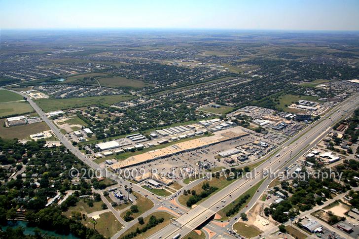 Aerial Image of Courtyard Plaza, New Braunfels, Texas - New Braunfels Aerial Photographer Image New Braunfels TX
