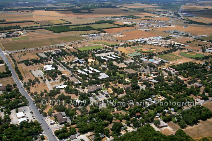 Aerial Image of Texas Lutheran University, Seguin, Texas - Seguin Aerial Photographer Image Seguin TX