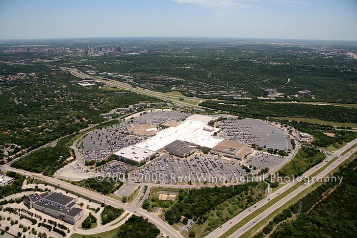 Aerial Image of Barton Creek Mall, Austin, Texas - Austin Aerial Photographer Image Austin TX