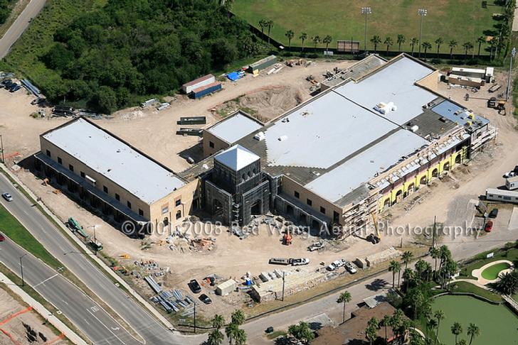 Aerial Image of UT Brownsville/Texas Southmost College (construction progress photo), Brownsville, Texas - Brownsville Aerial Photographer Image Brownsville Rio Grande Valley RGV TX