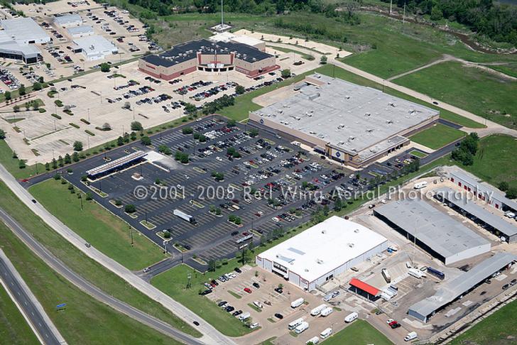 Sam's Club, Bryan College Station, Texas - Bryan College Station Aerial Photographer Image
