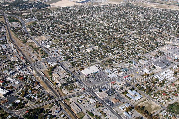 HEB, Del Rio, Texas - Del Rio Aerial Photographer Image