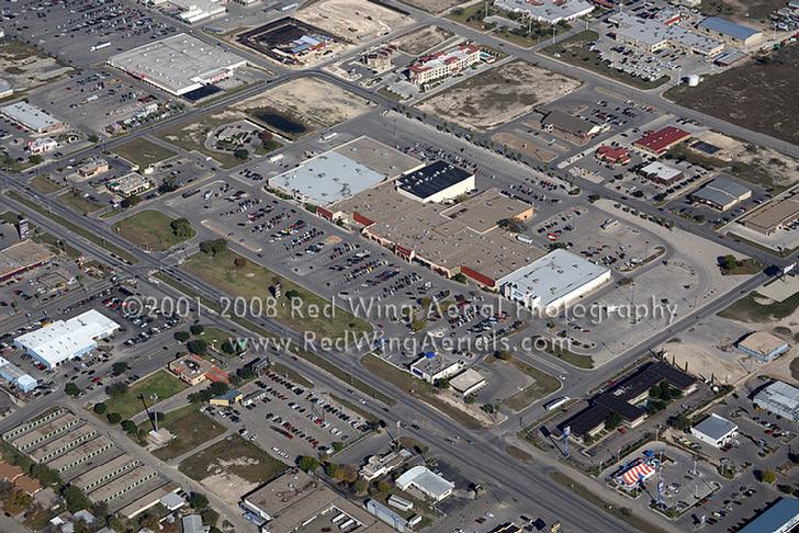 Plaza Del Sol, Del Rio, Texas - Del Rio Aerial Photographer Image