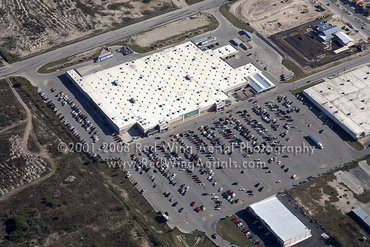 Wal-Mart, Del Rio, Texas -  Del Rio Aerial Photographer Image