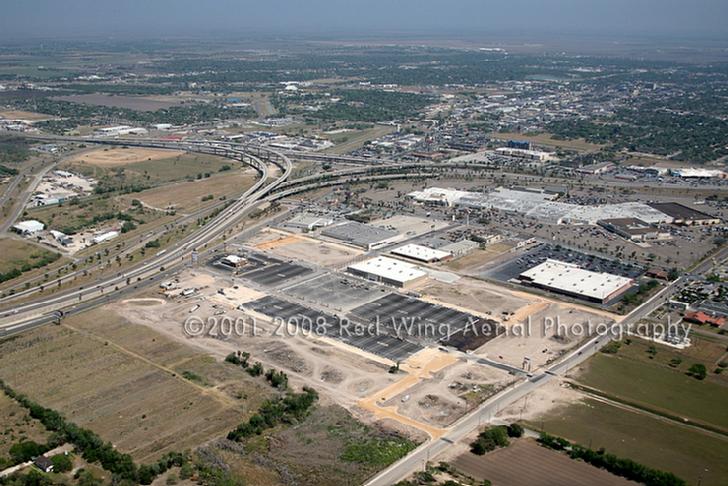 Aerial Image of Harlingen Corners Shopping Center (Construction Progress Photo), Harlingen, Texas - Harlingen Aerial Photographer Image Harlingen Rio Grande Valley TX