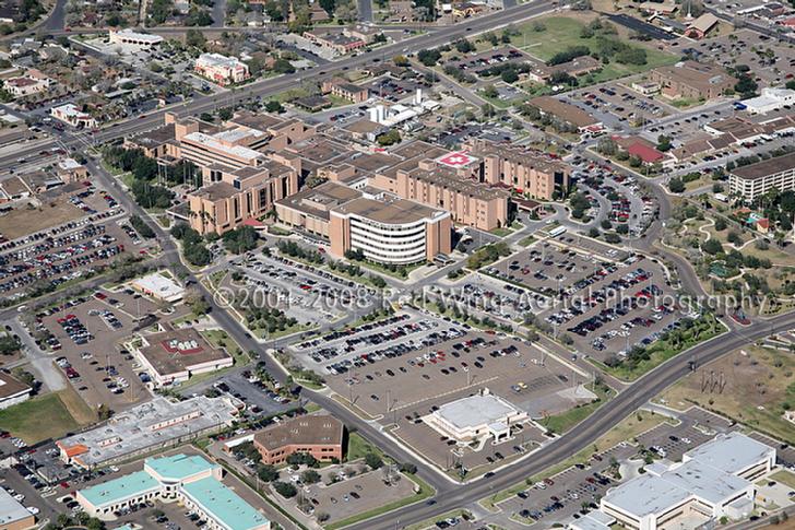 Aerial Image of Valley Baptist Medical Center, Harlingen, Texas - Harlingen Aerial Photographer Image Harlingen Rio Grande Valley TX