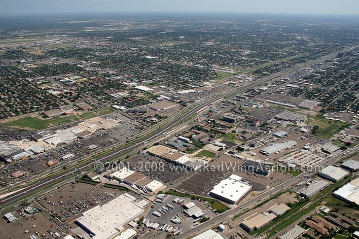 Rio Norte Shopping Center, Laredo, Texas - Laredo Aerial Photographer Image