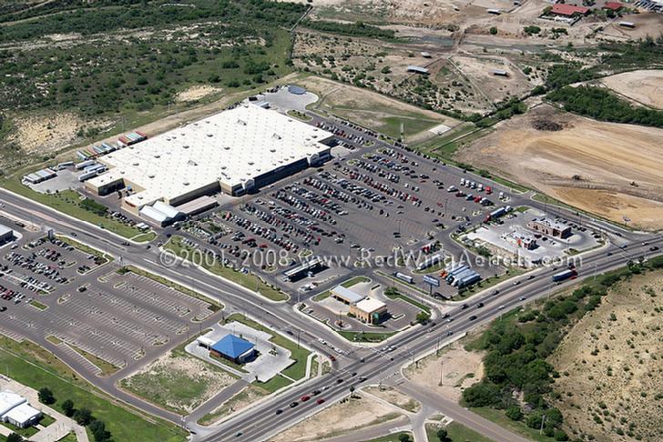 Wal-Mart, Laredo, Texas - Laredo Aerial Photographer Image