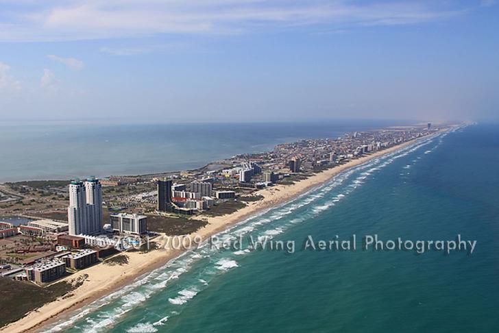Aerial Image of South Padre Island - South Padre Island Aerial Photographer Image