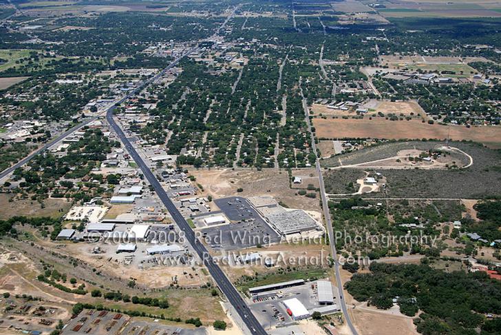 Uvalde Plaza - Uvalde, Texas - Uvalde Aerial Photographer Image