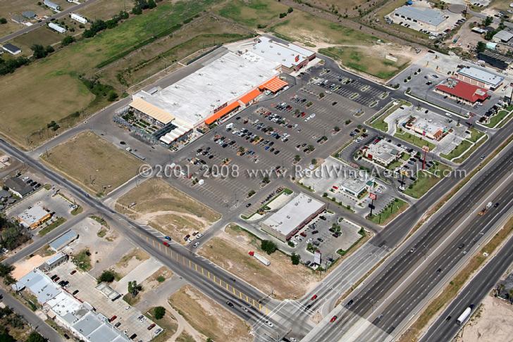 Aerial Image of Home Depot - Weslaco, Texas - Weslaco Aerial Photographer Image Weslaco Rio Grande Valley Texas TX