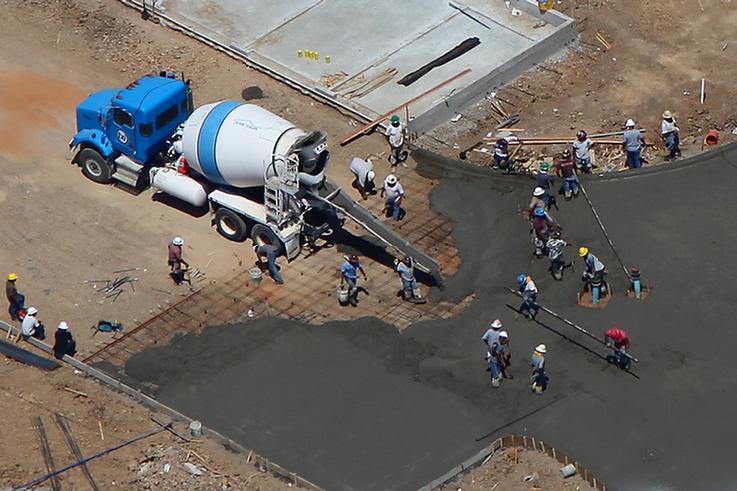 Texas Aerial Construction Progress Photographer Image