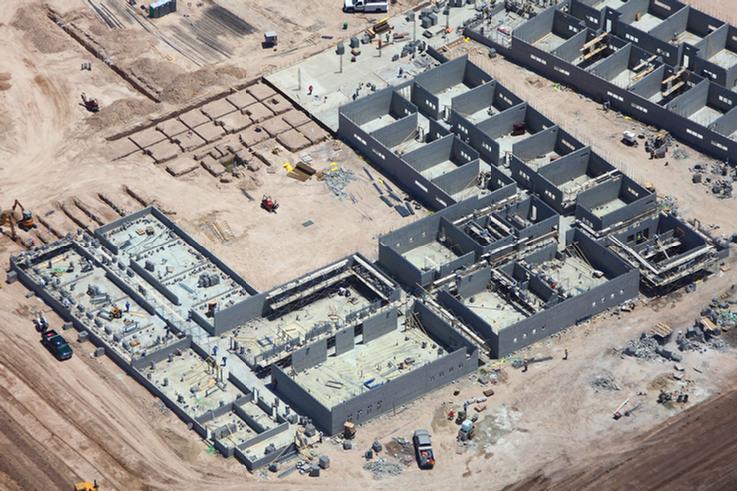 Texas Aerial Construction Progress Photographer Image