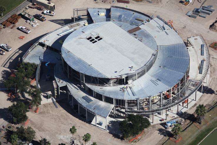 Texas Aerial Construction Progress Photographer Image